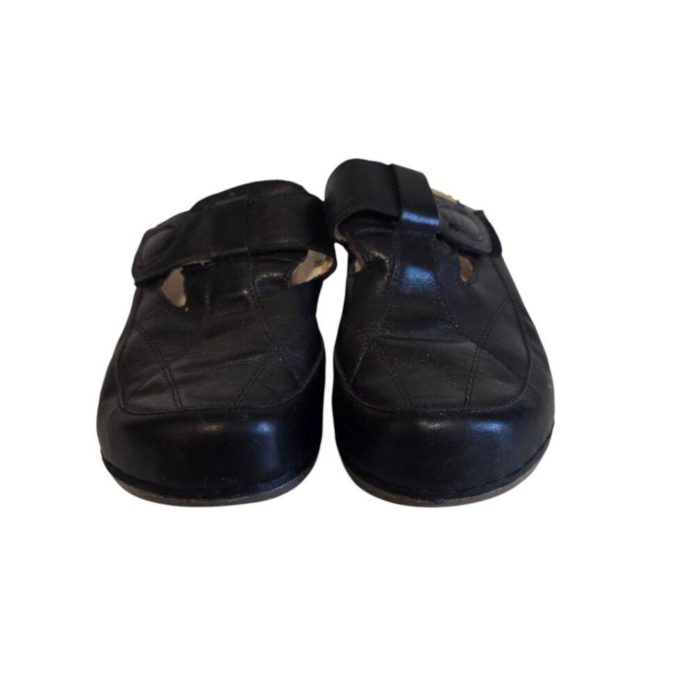 Volk's Walkers Well-Being Closed Toe Sandals Mules Women's Euro Size 39 Black